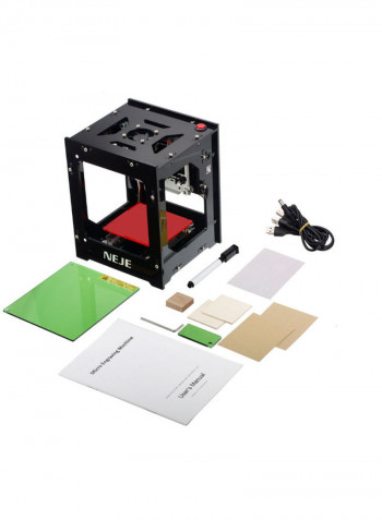 Laser Engraving Machine Black 19 x 14.5 x 16centimeter
