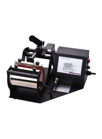 Heat Press DIY Machine With Display for Cups Black