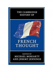 The Cambridge History of French Thought Hardcover English by Michael Moriarty