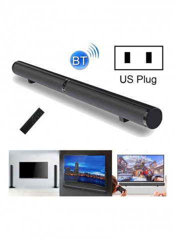 Echo Wall Home Theater Surround Stereo Speaker Black