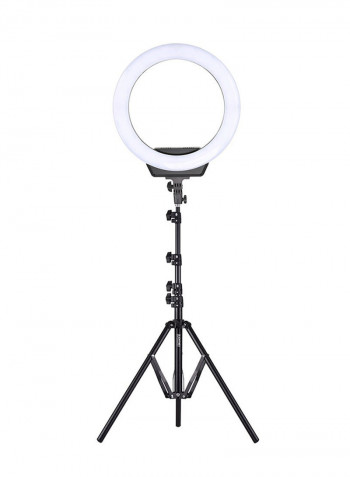 Dimmable Ring Video Light Kit 16inch Black