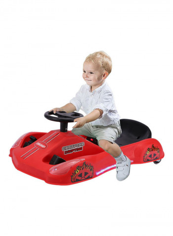 Electric Crazy Scooter With LED Light And Hand Brake 33x20x14inch