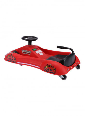 Electric Crazy Scooter With LED Light And Hand Brake 33x20x14inch
