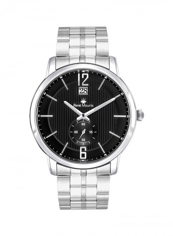 Men's Executive Stainless Steel Analog Quartz Wrist Watch R4-80102RM1