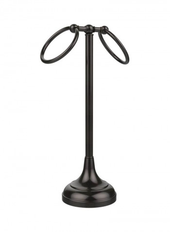 2-Ring Towel Holder Antique Bronze 5x20x5.5inch