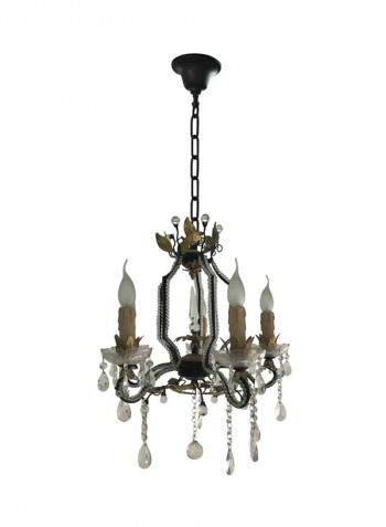 Chandelier Black/Gold/Clear 480X580millimeter