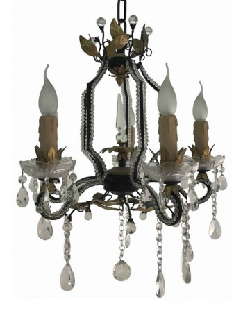Chandelier Black/Gold/Clear 480X580millimeter