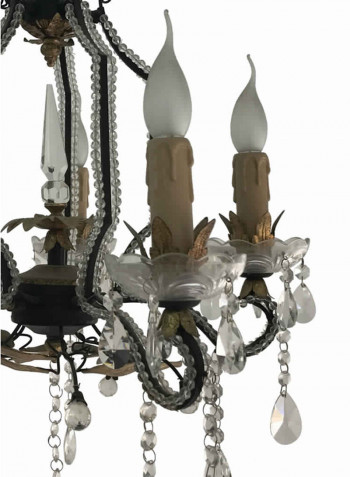 Chandelier Black/Gold/Clear 480X580millimeter