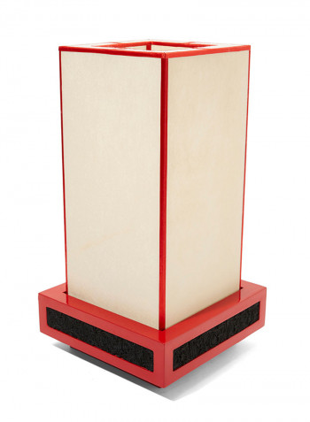 Tsar Table Lamp Beige/Red 23x23x42centimeter