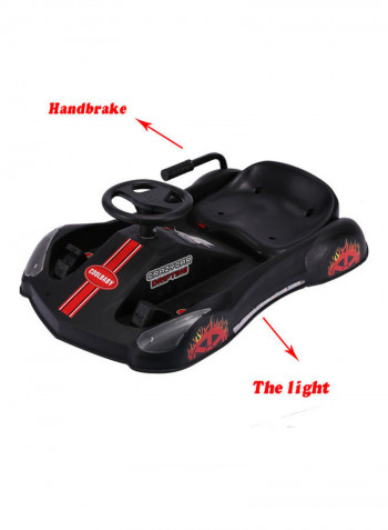Electric Crazy Scooter With LED Light And Hand Brake 33x20x14inch