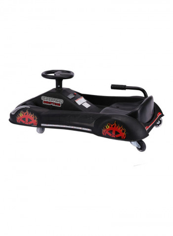 Electric Crazy Scooter With LED Light And Hand Brake 33x20x14inch