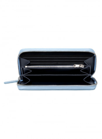 Basic Logo Detail Clutch Blue