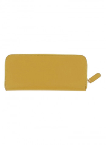 Basic Logo Detail Clutch Yellow