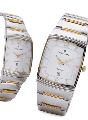 Water Resistant Stainless Steel Analog Wrist Watch