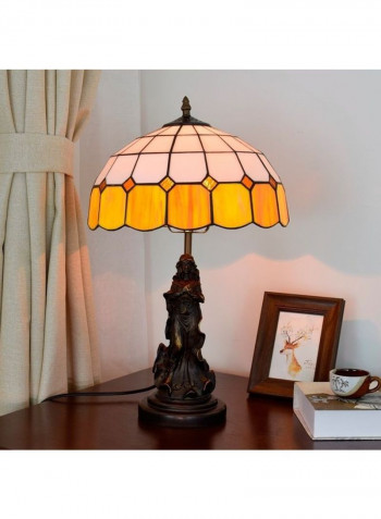 Mediterranean Glass Table Lamp Multicolour