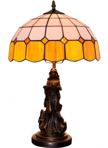 Mediterranean Glass Table Lamp Multicolour