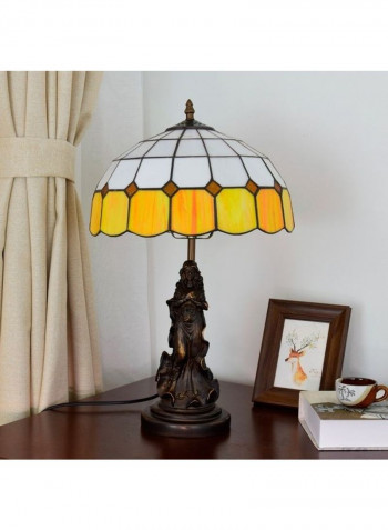 Mediterranean Glass Table Lamp Multicolour
