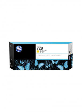 F9K15A HP 728  Ink Cartridge Yellow