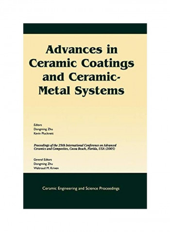 Advances In Ceramic Coatings And Ceramic-Metal Systems Paperback