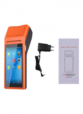 All in One Handheld PDA Printer Orange/Black