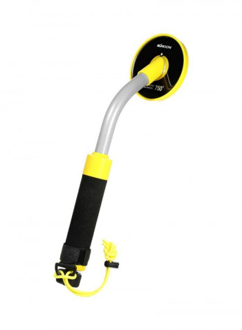 Waterproof Handheld Pinpointer Pulse Metal Detector Black/Grey/Yellow 420x105x112millimeter
