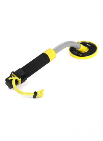 Waterproof Handheld Pinpointer Pulse Metal Detector Black/Grey/Yellow 420x105x112millimeter
