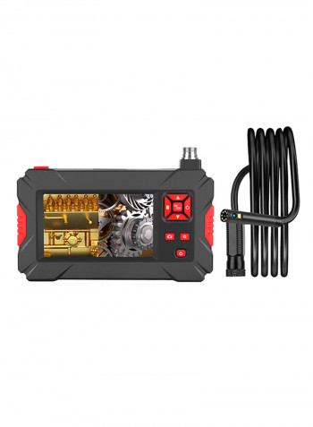 4.3 Inches LCD Screen 1080P High Definition IP68 Handheld Endoscope Industrial Home Endoscopes with 9 LEDs 8mm Camera Diameter 2 Megapixels Magnifier Compatible With Android Ios 19.5 x 18.0 x 6.6cm multicolour
