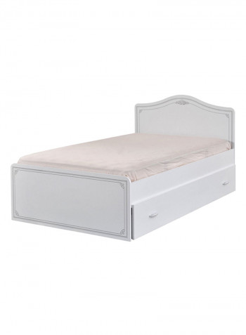 Flora Twin Bed White 205x101x125cm