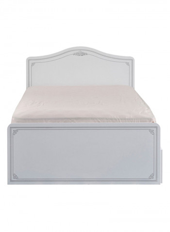 Flora Twin Bed White 205x101x125cm