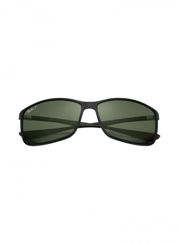 Men's Rectangular Sunglasses - Lens Size: 62 mm