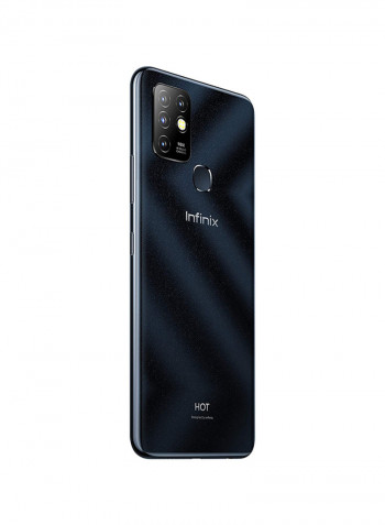 Renewed - Hot 10 Dual SIM Obsidian Black 4GB RAM 128GB 4G LTE