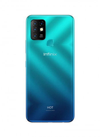 Renewed - Hot 10 Dual SIM Ocean Wave 4GB RAM 128GB 4G LTE