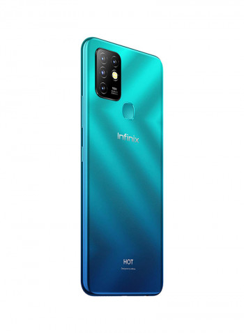 Renewed - Hot 10 Dual SIM Ocean Wave 4GB RAM 128GB 4G LTE