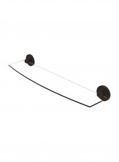 Skyline Collection Wall Mounted Shelf Black/Clear 24inch