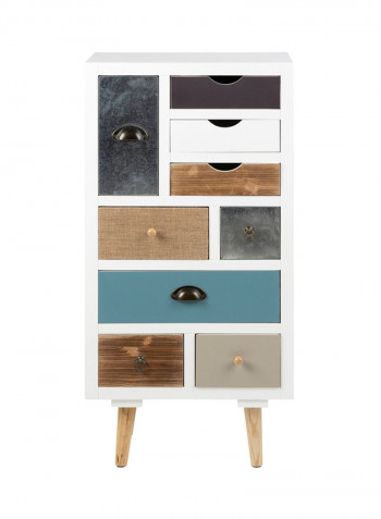 9-Drawer Morocco Storage Unit Multicolour