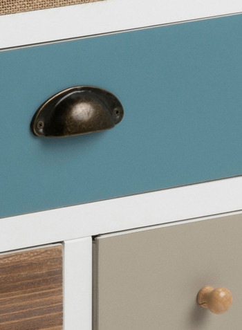 9-Drawer Morocco Storage Unit Multicolour