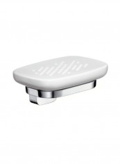 Chrome Urquiola Soap Dish White/Silver