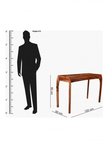 Kota Sofa And Study Table Brown 50x80x120cm