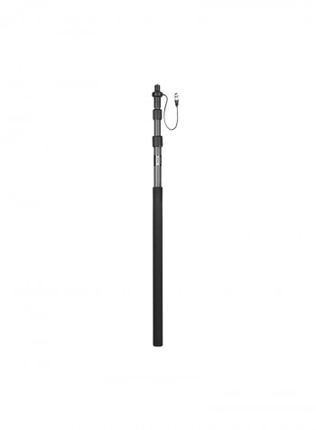 Shotgun Microphone With Holder And External Cable D52431 Black