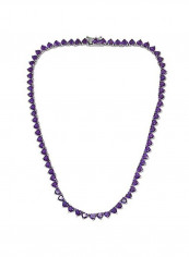 925 Sterling Silver Chain Necklace With Amethyst reviews 925 Sterling Silver Chain Necklace With Amethyst