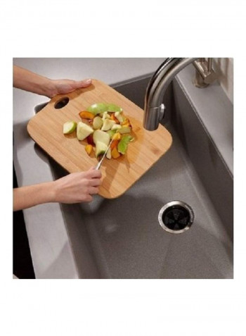 Garbage Disposal With Power Cord Black/Silver 7.4x7.4x14.5inch