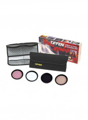 4-Piece Digital Enhancing UV Protector Filter Kit 77millimeter Multicolour