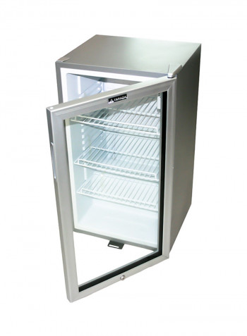 Glass Door Refrigerator 85 l YCC 90G Grey