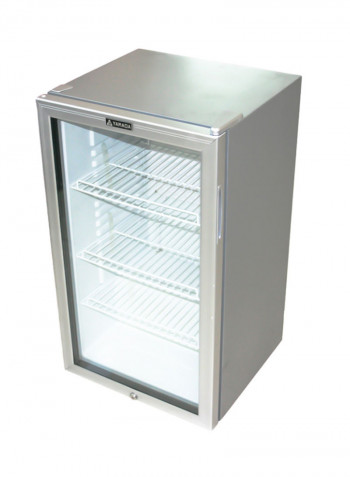 Glass Door Refrigerator 85 l YCC 90G Grey