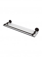 Gallery Rail Glass Shelf Clear/Brown