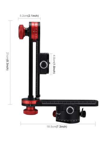 Quick Release Clamp Adapter Black/Red