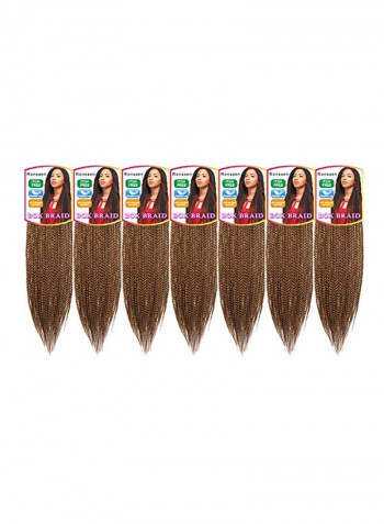 7-Piece Braids Crochet Hair Extensions 27 24inch