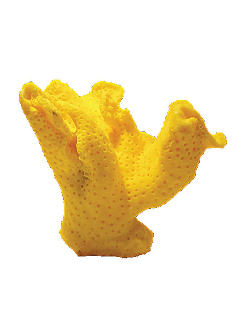 Turbinaria Peltata Coral Replica Yellow