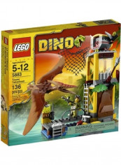 136-Piece Dino Tower Takedown Building Set