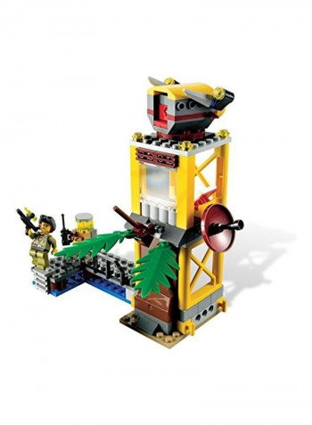 136-Piece Dino Tower Takedown Building Set